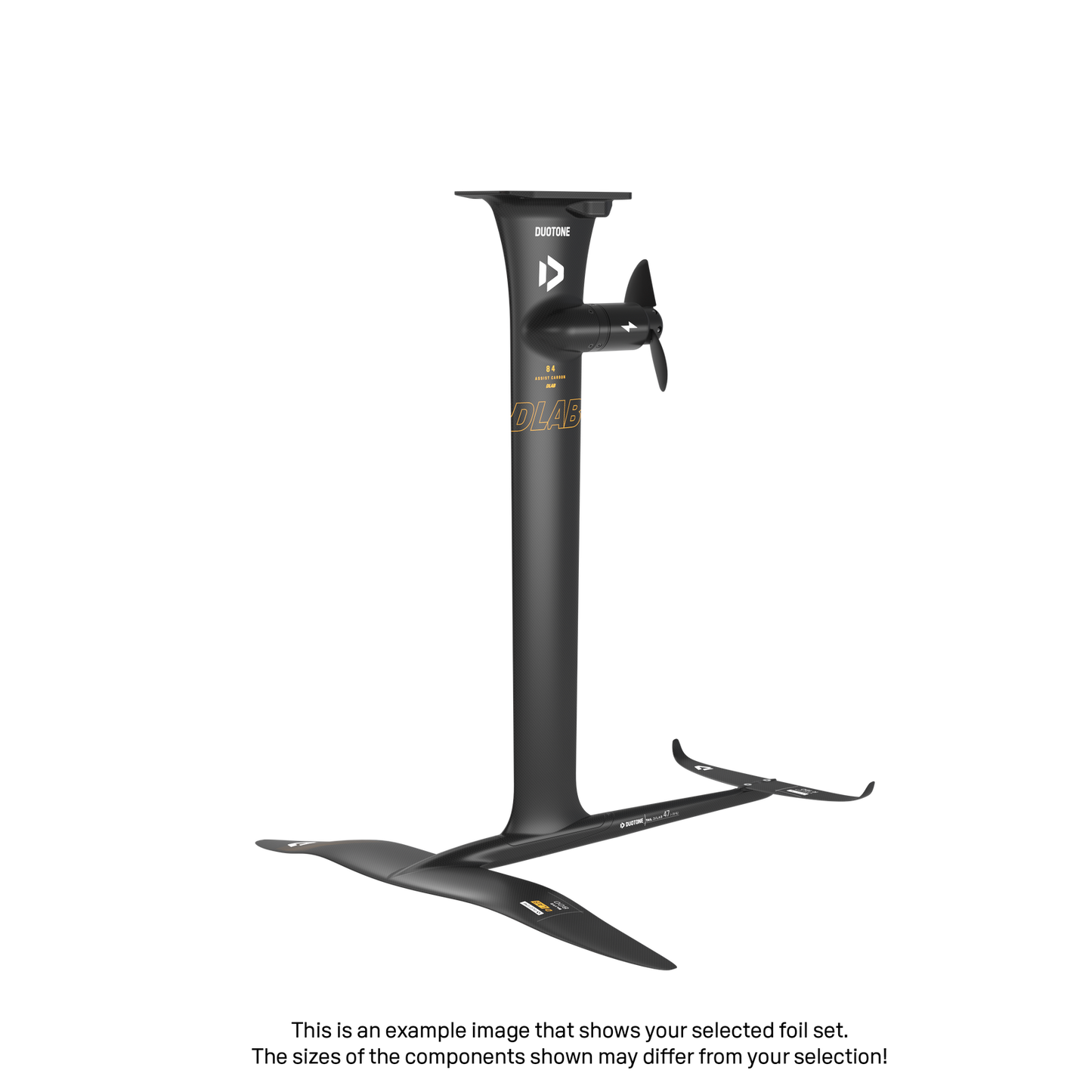 eMast AL Set 84 Tail D/LAB 47 Front Wing Blitz D/LAB 800 Back Wing Stabilizer R 190 Adapter Fuselage - Duotone Onesize