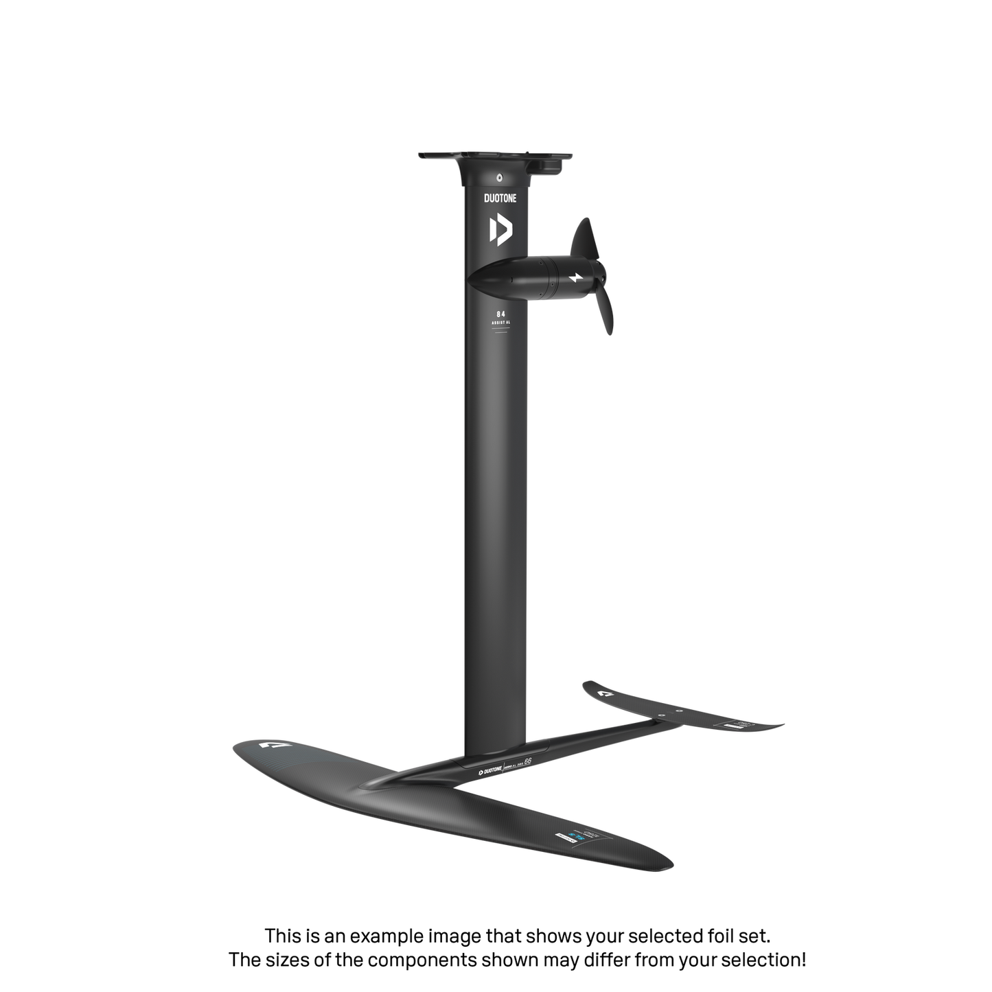 eMast AL Set 84 Fuselage Aero AL 3BS 74 Front Wing Aero Free SLS 1500 Back Wing Aero Stabilizer C 250 Adapter Fuselage - Duotone Onesize