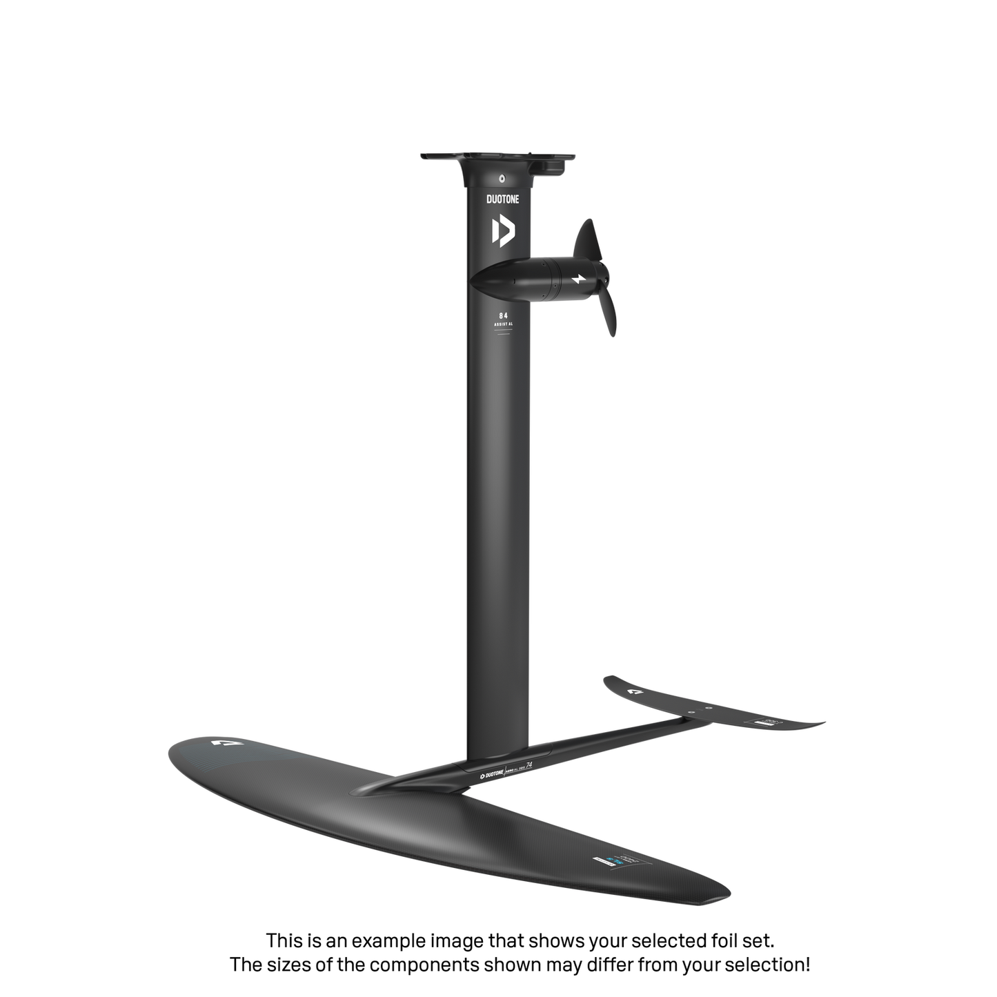 eMast AL Set 84 Fuselage Aero AL 3BS 66 Front Wing Aero Lift SLS 2400 Back Wing Aero Stabilizer C 300 Adapter Fuselage - Duotone Onesize