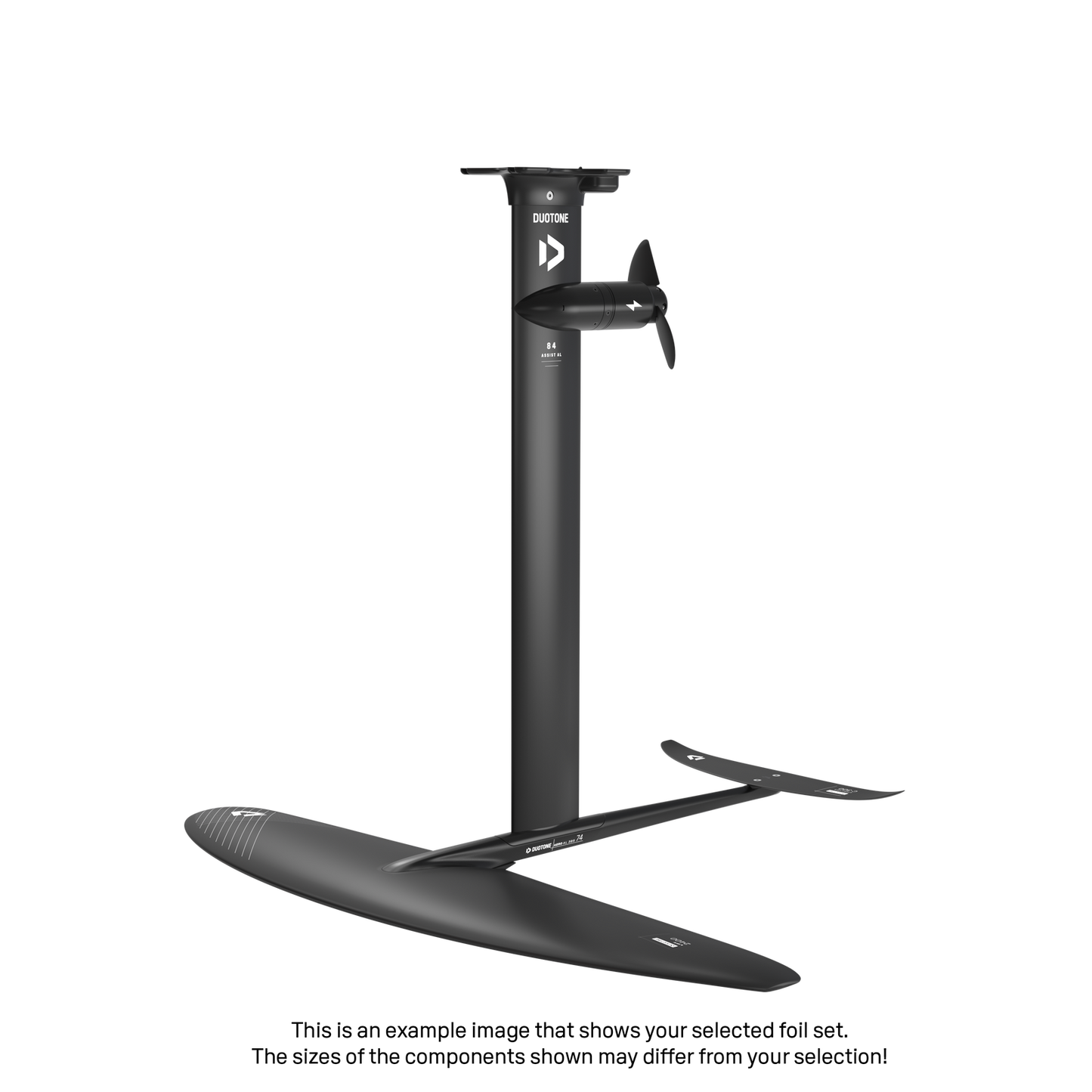 eMast AL Set 84 Fuselage Aero AL 3BS 66 Front Wing Lift 2400 Back Wing Aero Stabilizer C 300 Adapter Fuselage - Duotone Onesize