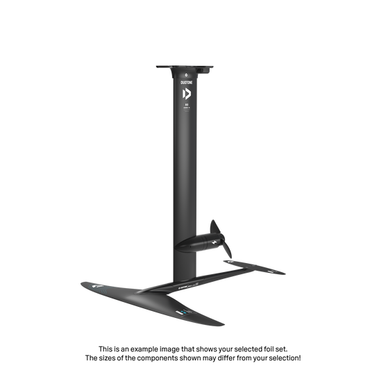 eMast AL Cruise Set 80 Fuselage Aero AL 3BS 74 Front Wing Carve 3.0 SLS 950 Back Wing Stabilizer PX 175 Adapter Fuselage - Duotone Onesize