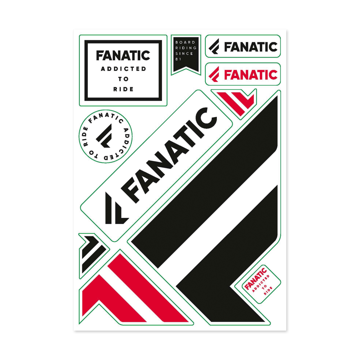 Fanatic Sticker Set Logo 2.0 2023 – Boards & More Group - ION, DUOTONE ...