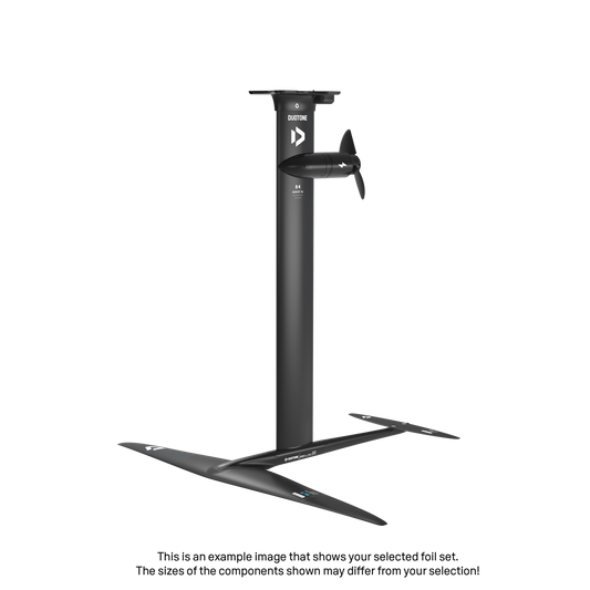 eMast AL Set 84 Fuselage Aero AL 3BS 60 Front Wing Glide 2.0 SLS 1100 Back Wing Stabilizer H 210 Adapter Fuselage - Duotone Onesize