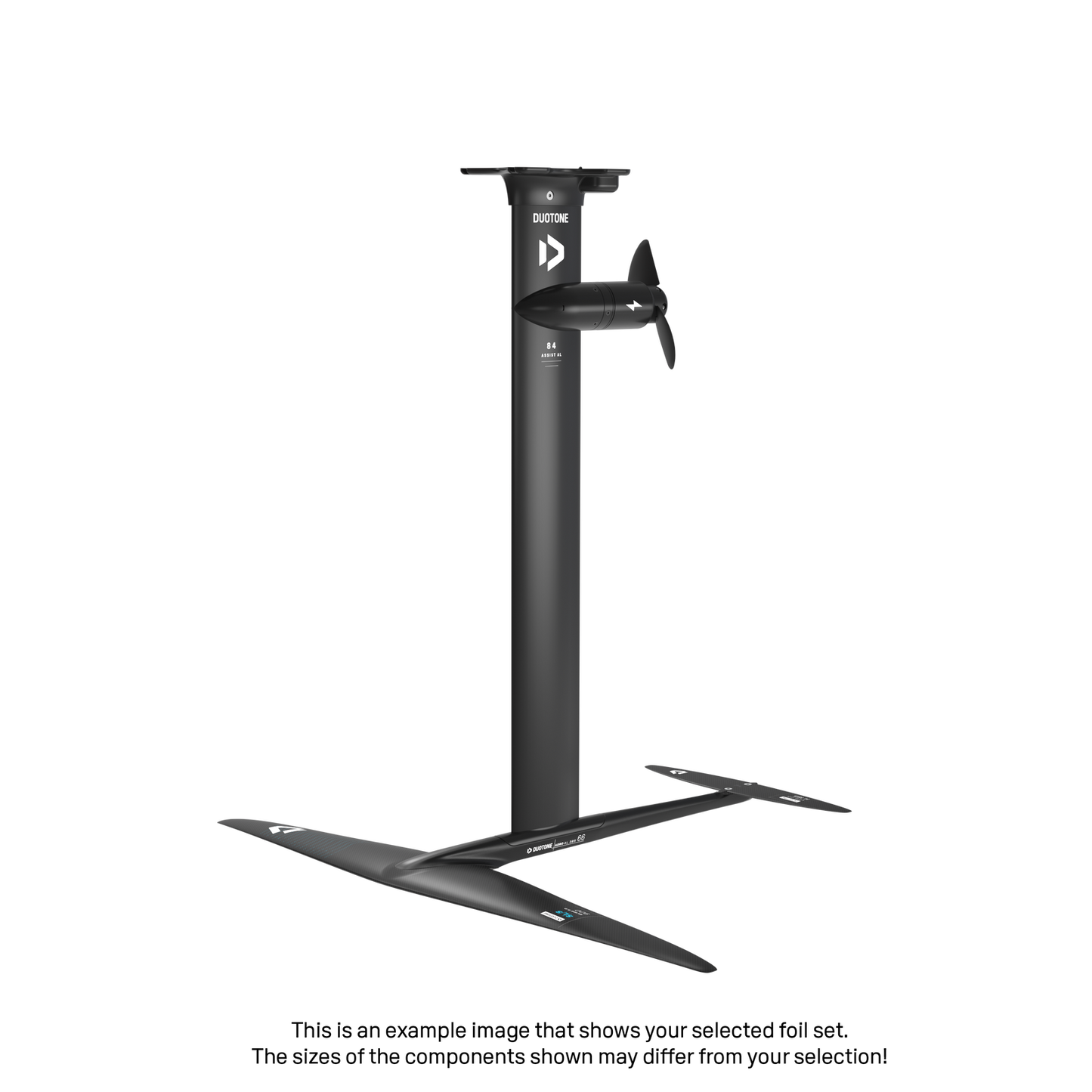 eMast AL Set 84 Fuselage Aero AL 3BS 74 Front Wing Glide 2.0 SLS 900 Back Wing Stabilizer H 185 Adapter Fuselage - Duotone Onesize