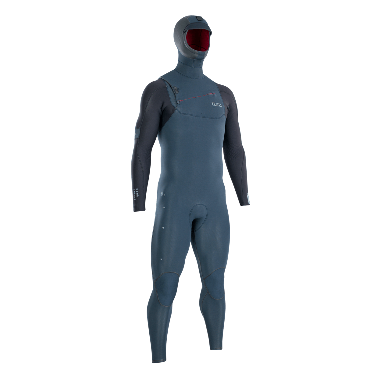 ION Men Wetsuit Seek Select 6/5 Hood Front Zip 2023