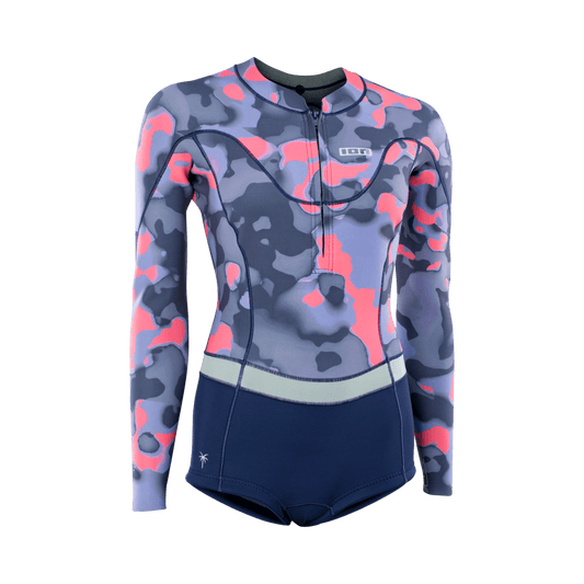 ION Women Wetsuit Amaze Hot Shorty 1.5 Longsleeve Front Zip 2023
