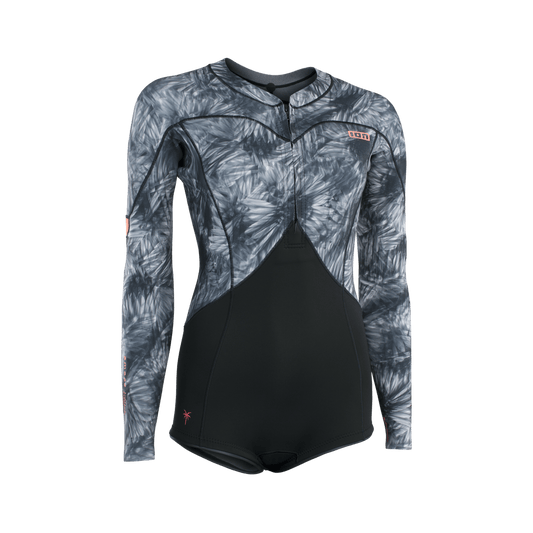 ION Women Wetsuit Amaze Hot Shorty 1.5 Longsleeve Front Zip 2024