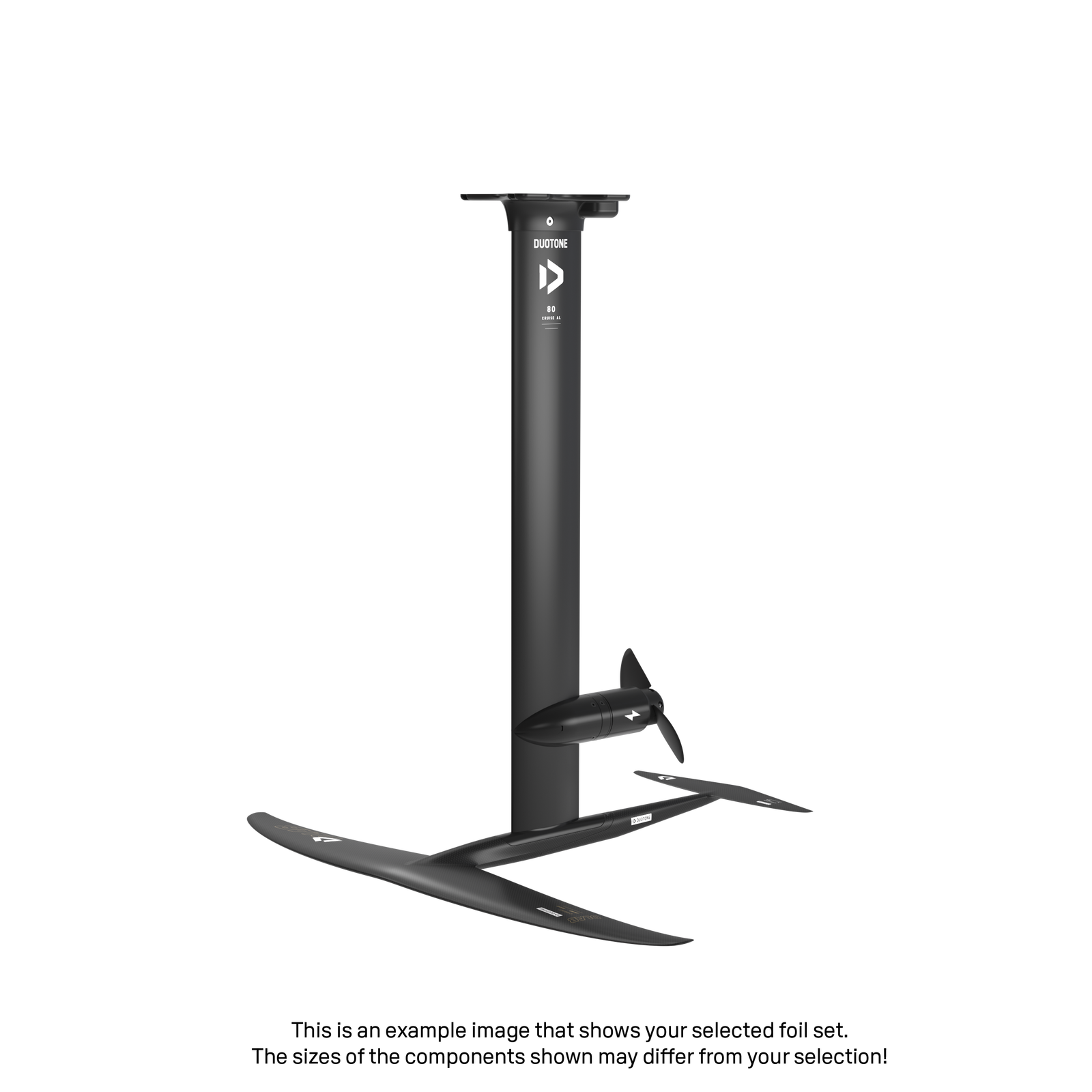 eMast AL Cruise Set 80 Front Wing Crest D/LAB 1050 Monobloc-Tail S D/LAB 40/160 Adapter Fuselage - Duotone Onesize