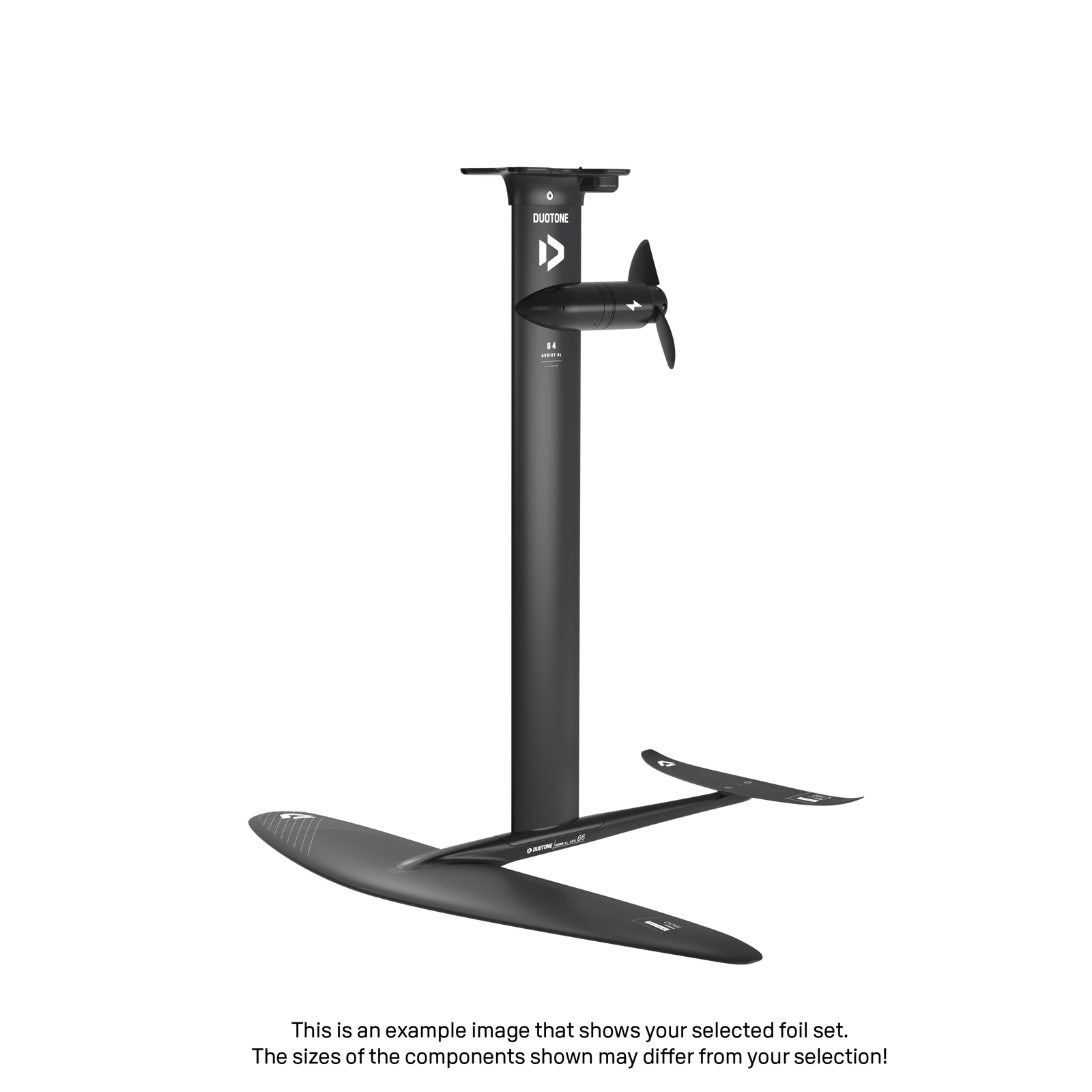 eMast AL Set 84 Fuselage Aero AL 3BS 74 Front Wing Free 1750 Back Wing Aero Stabilizer C 250 Adapter Fuselage - Duotone Onesize