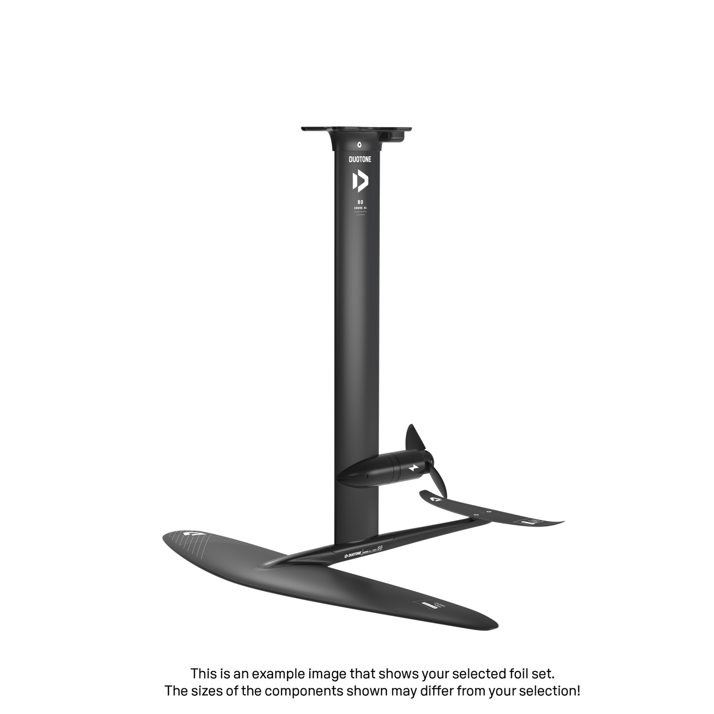 eMast AL Cruise Set 80 Fuselage Aero AL 3BS 60 Front Wing Free 1500 Back Wing Aero Stabilizer C 250 Adapter Fuselage - Duotone Onesize