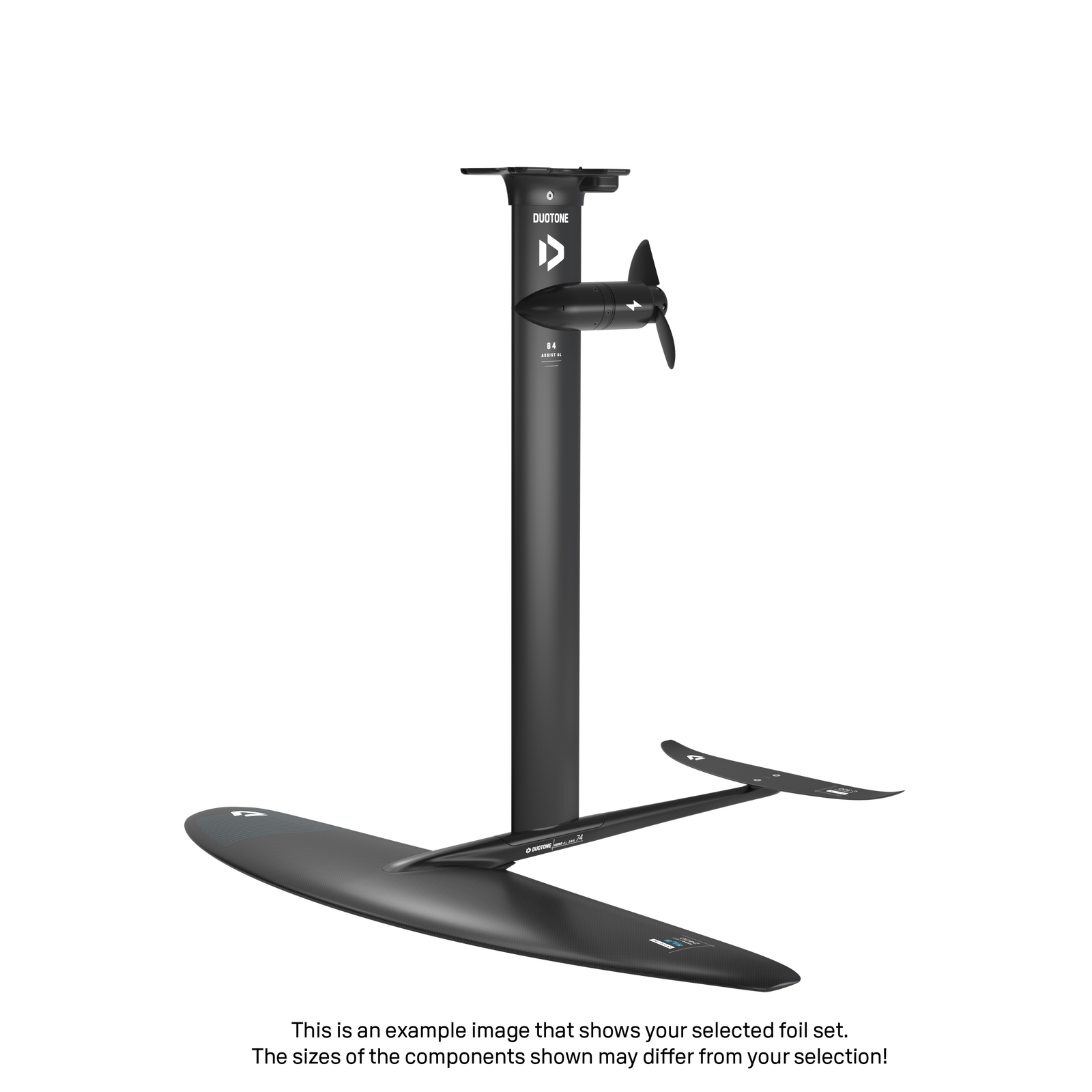 eMast AL Set 84 Fuselage Aero AL 3BS 74 Front Wing Aero Lift SLS 2400 Back Wing Aero Stabilizer C 300 Adapter Fuselage - Duotone Onesize