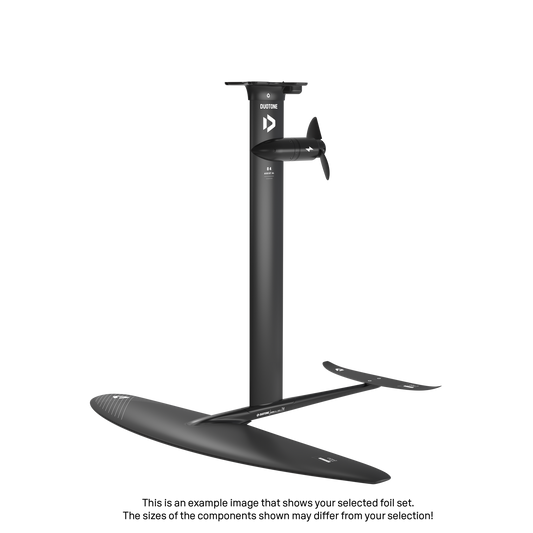 eMast AL Set 84 Fuselage Aero AL 3BS 74 Front Wing Lift 2400 Back Wing Aero Stabilizer C 300 Adapter Fuselage - Duotone Onesize